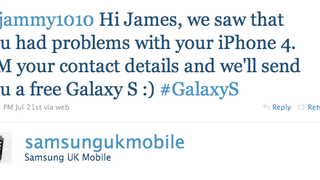 Samsung UK Giving Away Free Galaxy S Android Phones To People Who Complain About The iPhone 4